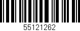 Código de barras (EAN, GTIN, SKU, ISBN): '55121262'