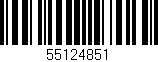 Código de barras (EAN, GTIN, SKU, ISBN): '55124851'