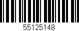 Código de barras (EAN, GTIN, SKU, ISBN): '55125148'