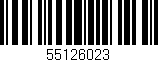 Código de barras (EAN, GTIN, SKU, ISBN): '55126023'