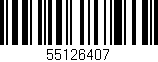 Código de barras (EAN, GTIN, SKU, ISBN): '55126407'
