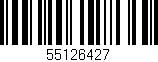 Código de barras (EAN, GTIN, SKU, ISBN): '55126427'