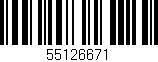 Código de barras (EAN, GTIN, SKU, ISBN): '55126671'