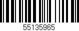 Código de barras (EAN, GTIN, SKU, ISBN): '55135965'