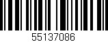 Código de barras (EAN, GTIN, SKU, ISBN): '55137086'