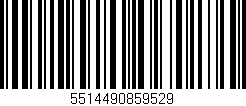 Código de barras (EAN, GTIN, SKU, ISBN): '5514490859529'