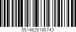 Código de barras (EAN, GTIN, SKU, ISBN): '5514626195743'