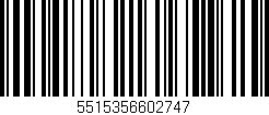 Código de barras (EAN, GTIN, SKU, ISBN): '5515356602747'