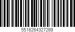 Código de barras (EAN, GTIN, SKU, ISBN): '5516264327289'