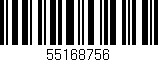 Código de barras (EAN, GTIN, SKU, ISBN): '55168756'