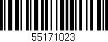 Código de barras (EAN, GTIN, SKU, ISBN): '55171023'
