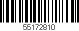 Código de barras (EAN, GTIN, SKU, ISBN): '55172810'