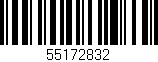 Código de barras (EAN, GTIN, SKU, ISBN): '55172832'