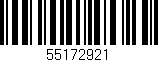 Código de barras (EAN, GTIN, SKU, ISBN): '55172921'