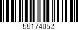 Código de barras (EAN, GTIN, SKU, ISBN): '55174052'
