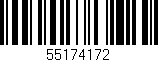 Código de barras (EAN, GTIN, SKU, ISBN): '55174172'