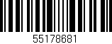 Código de barras (EAN, GTIN, SKU, ISBN): '55178681'