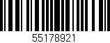 Código de barras (EAN, GTIN, SKU, ISBN): '55178921'