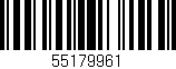 Código de barras (EAN, GTIN, SKU, ISBN): '55179961'