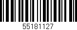 Código de barras (EAN, GTIN, SKU, ISBN): '55181127'