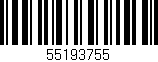 Código de barras (EAN, GTIN, SKU, ISBN): '55193755'