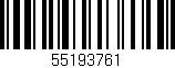 Código de barras (EAN, GTIN, SKU, ISBN): '55193761'