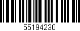 Código de barras (EAN, GTIN, SKU, ISBN): '55194230'