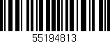 Código de barras (EAN, GTIN, SKU, ISBN): '55194813'