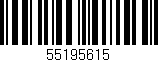 Código de barras (EAN, GTIN, SKU, ISBN): '55195615'