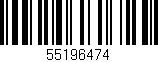Código de barras (EAN, GTIN, SKU, ISBN): '55196474'