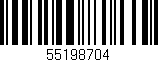 Código de barras (EAN, GTIN, SKU, ISBN): '55198704'