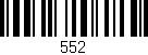 Código de barras (EAN, GTIN, SKU, ISBN): '552'