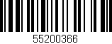 Código de barras (EAN, GTIN, SKU, ISBN): '55200366'