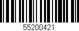 Código de barras (EAN, GTIN, SKU, ISBN): '55200421'