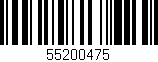 Código de barras (EAN, GTIN, SKU, ISBN): '55200475'