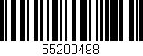 Código de barras (EAN, GTIN, SKU, ISBN): '55200498'