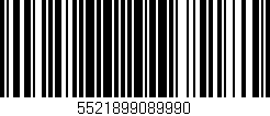 Código de barras (EAN, GTIN, SKU, ISBN): '5521899089990'