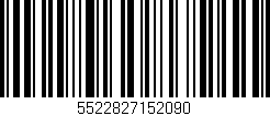 Código de barras (EAN, GTIN, SKU, ISBN): '5522827152090'