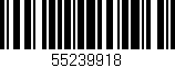 Código de barras (EAN, GTIN, SKU, ISBN): '55239918'