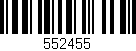 Código de barras (EAN, GTIN, SKU, ISBN): '552455'