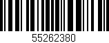 Código de barras (EAN, GTIN, SKU, ISBN): '55262380'