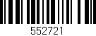 Código de barras (EAN, GTIN, SKU, ISBN): '552721'