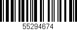 Código de barras (EAN, GTIN, SKU, ISBN): '55294674'