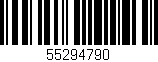 Código de barras (EAN, GTIN, SKU, ISBN): '55294790'
