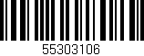 Código de barras (EAN, GTIN, SKU, ISBN): '55303106'
