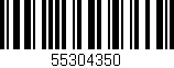 Código de barras (EAN, GTIN, SKU, ISBN): '55304350'