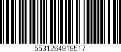 Código de barras (EAN, GTIN, SKU, ISBN): '5531264919517'