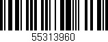 Código de barras (EAN, GTIN, SKU, ISBN): '55313960'