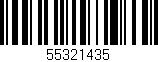 Código de barras (EAN, GTIN, SKU, ISBN): '55321435'