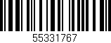 Código de barras (EAN, GTIN, SKU, ISBN): '55331767'